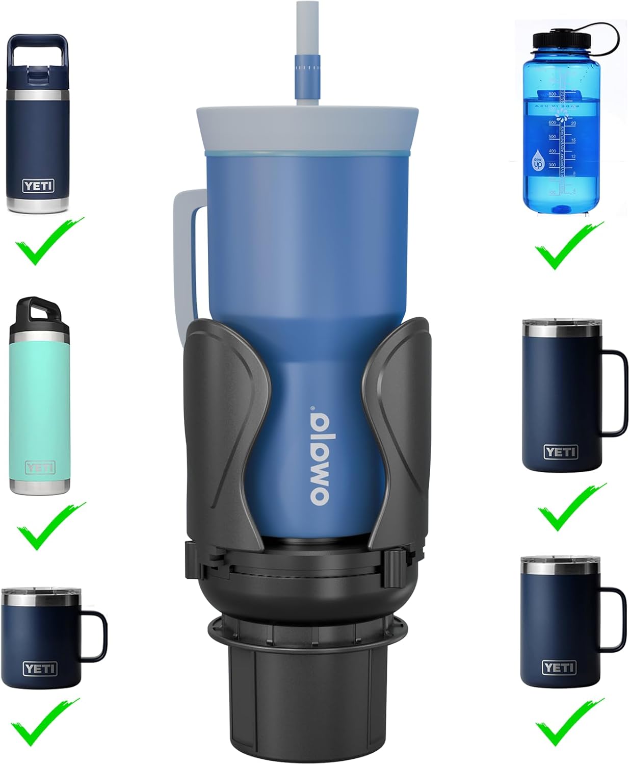 Car Cup Holder Expander, Cup Holder Extender Adapter with Expandable Arm and Adjustable Base, Compatible with Yeti Ramblers, Hydro Flasks,Stanley, Owala Most Coffee Mugs Bottles & Cups Car Cup Holder Expander, Cup Holder Extender Adapter with Expandable Arm and Adjustable Base, Compatible with Yeti Ramblers, Hydro Flasks,Stanley, Owala Most Coffee Mugs Bottles & Cups