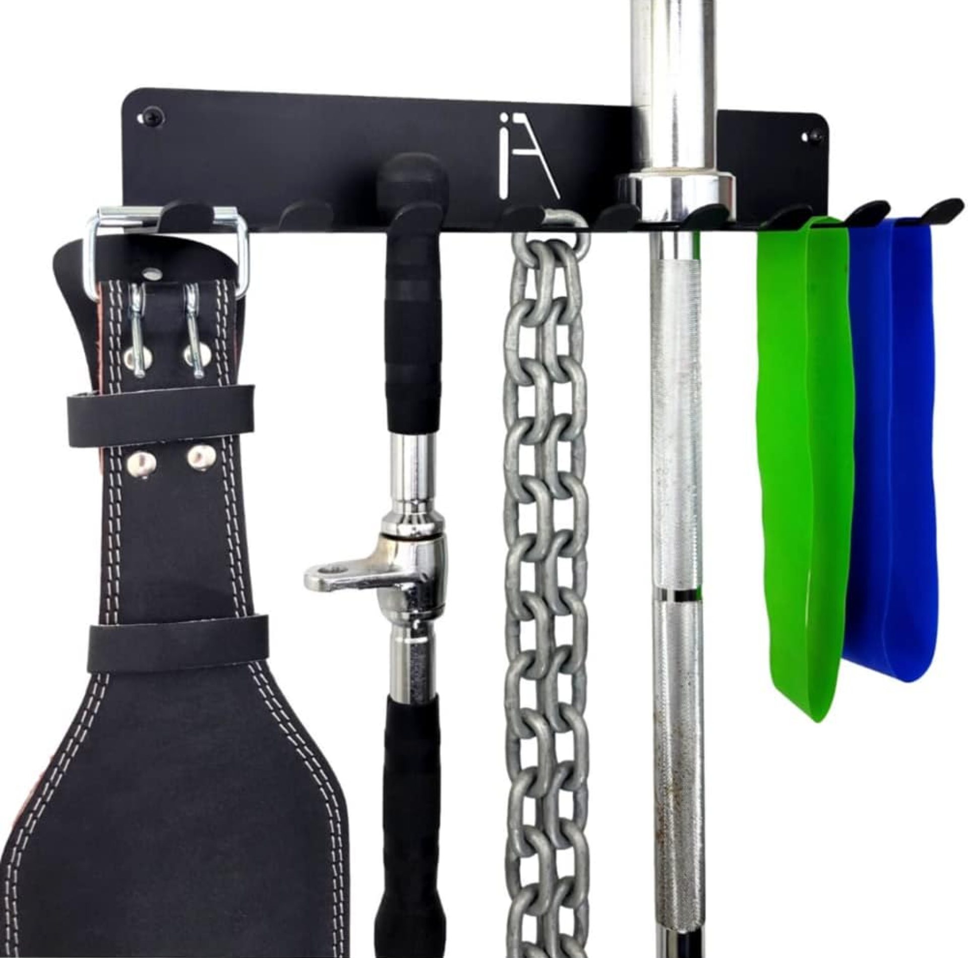 IRON AMERICAN USA Omega Gym Storage Rack 9 OR 11 Hook Heavy-Duty Gym Wall Organizer Gym Caddy Hanger – Gym Accessory Storage – Resistance Bands, Jump Ropes, Barbells, Lifting Belts, Cable Attachments IRON AMERICAN USA Omega Gym Storage Rack 9 OR 11 Hook Heavy-Duty Gym Wall Organizer Gym Caddy Hanger – Gym Accessory Storage – Resistance Bands, Jump Ropes, Barbells, Lifting Belts, Cable Attachments