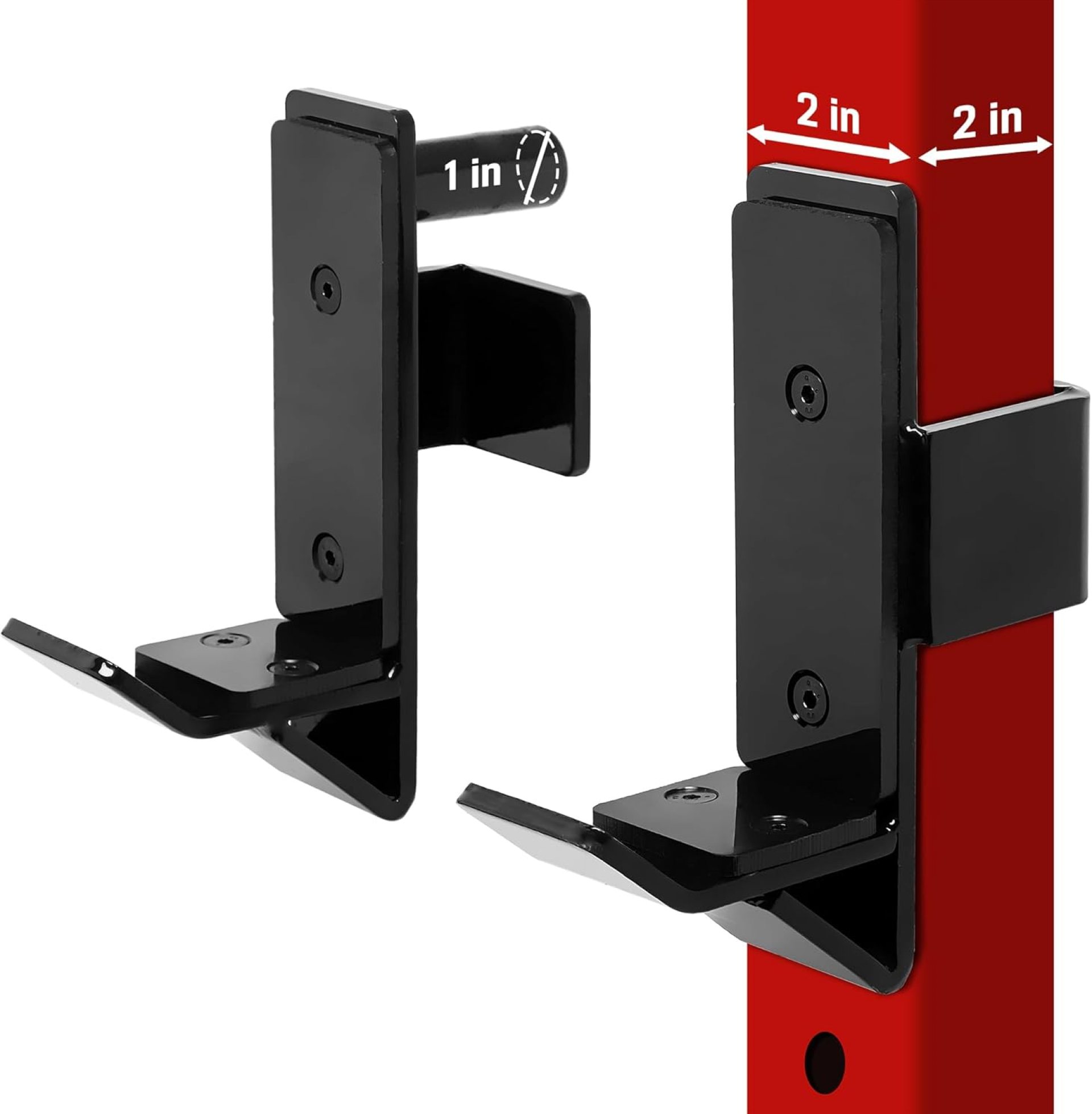 Yes4All Power Rack J-Hooks & Attachments – Heavy Duty Barbell Holders Compatible with 2×2 & 3×3 Power Racks for Home Gym Yes4All Power Rack J-Hooks & Attachments – Heavy Duty Barbell Holders Compatible with 2×2 & 3×3 Power Racks for Home Gym