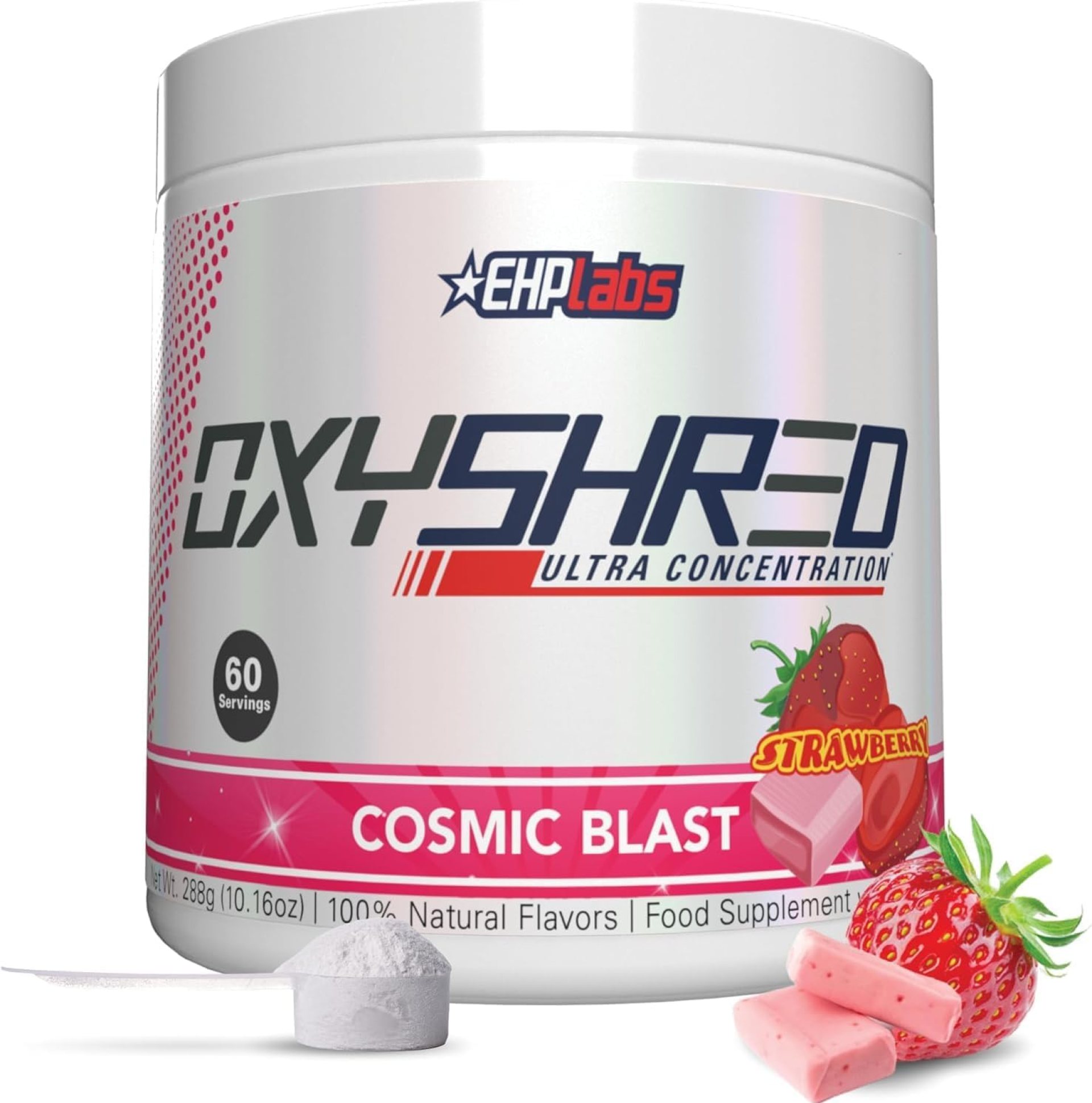 EHP Labs OxyShred Pre Workout Powder – Preworkout Powder with L Glutamine & Acetyl L Carnitine, Energy Boost Drink – Cosmic Blast, 60 Servings EHP Labs OxyShred Pre Workout Powder – Preworkout Powder with L Glutamine & Acetyl L Carnitine, Energy Boost Drink – Cosmic Blast, 60 Servings