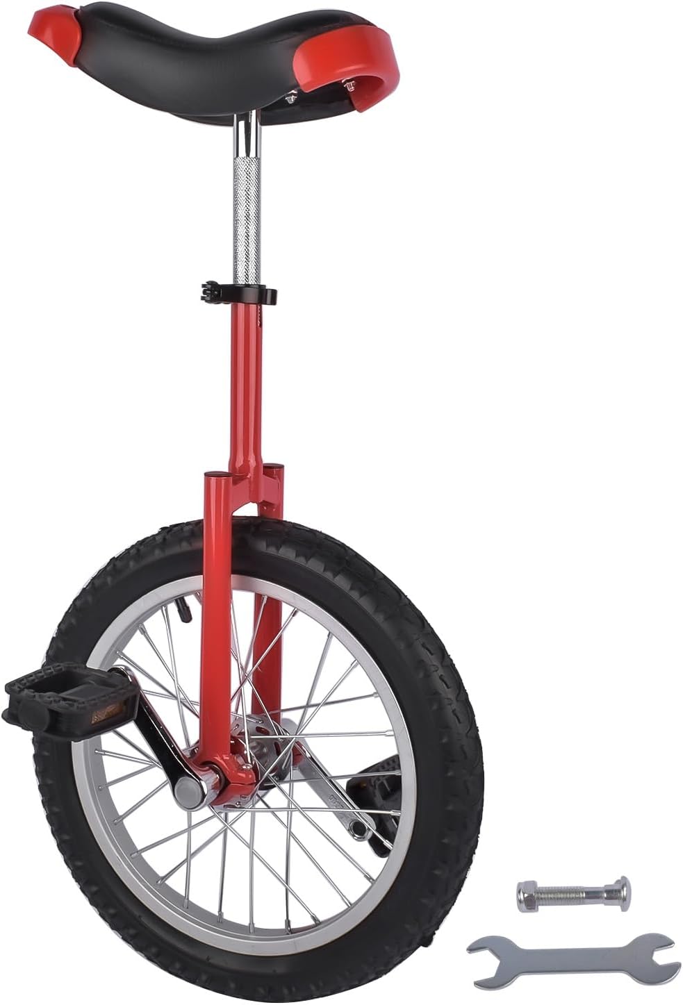 16 Inch Wheel Unicycle Balance Fitness Exercise Adult Kids Outdoor Sports Training Cycling Unicycle with Steel Rim,Mountain Tire Cycling Sports Exercise with Adjustable Seat(Yellow) 16 Inch Wheel Unicycle Balance Fitness Exercise Adult Kids Outdoor Sports Training Cycling Unicycle with Steel Rim,Mountain Tire Cycling Sports Exercise with Adjustable Seat(Yellow)