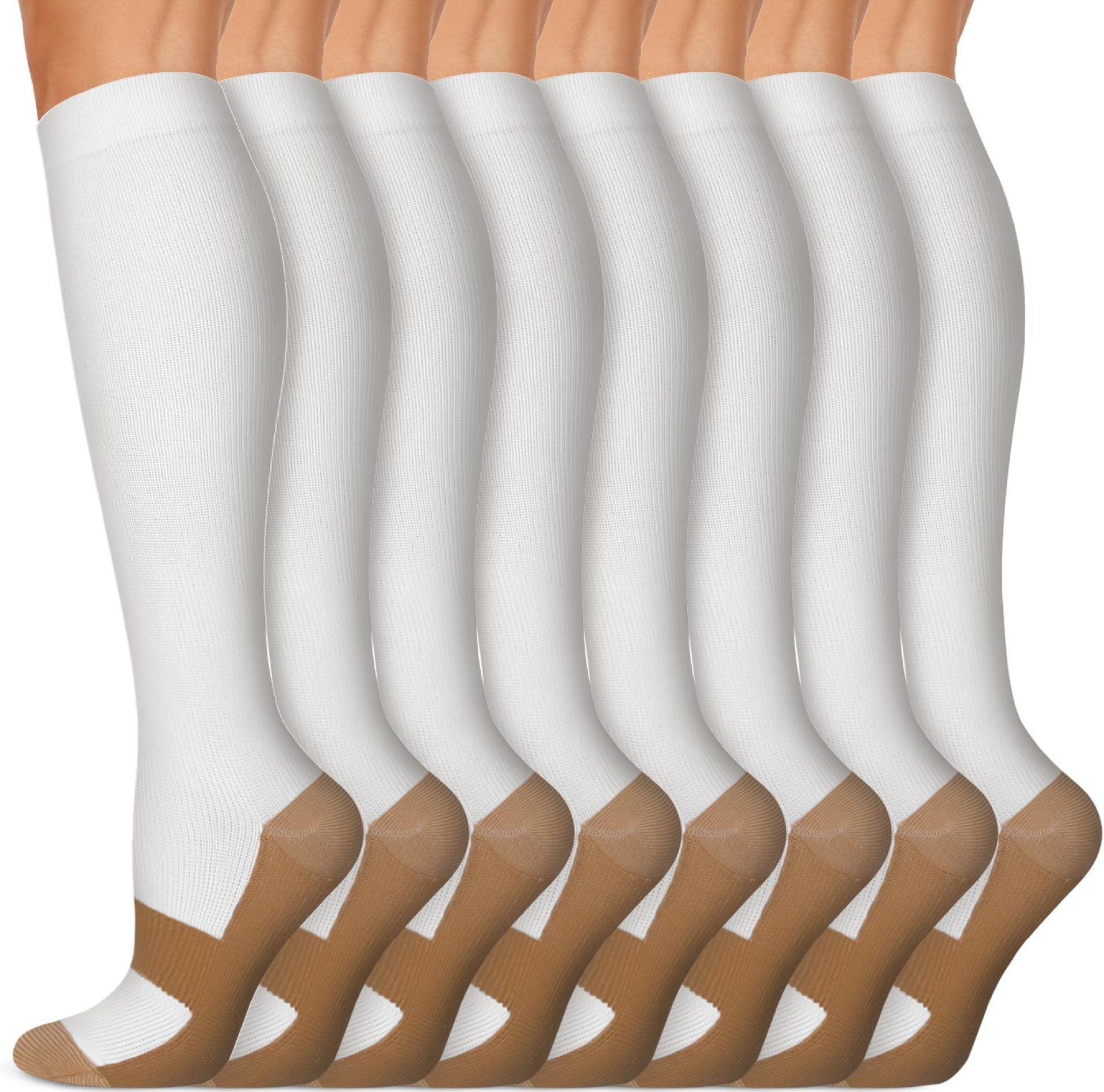 Iseasoo Copper Compression Socks (15-20 mmHg) for Men & Women – Running, Hiking, Cycling, Travel – Improves Circulation Iseasoo Copper Compression Socks (15-20 mmHg) for Men & Women – Running, Hiking, Cycling, Travel – Improves Circulation