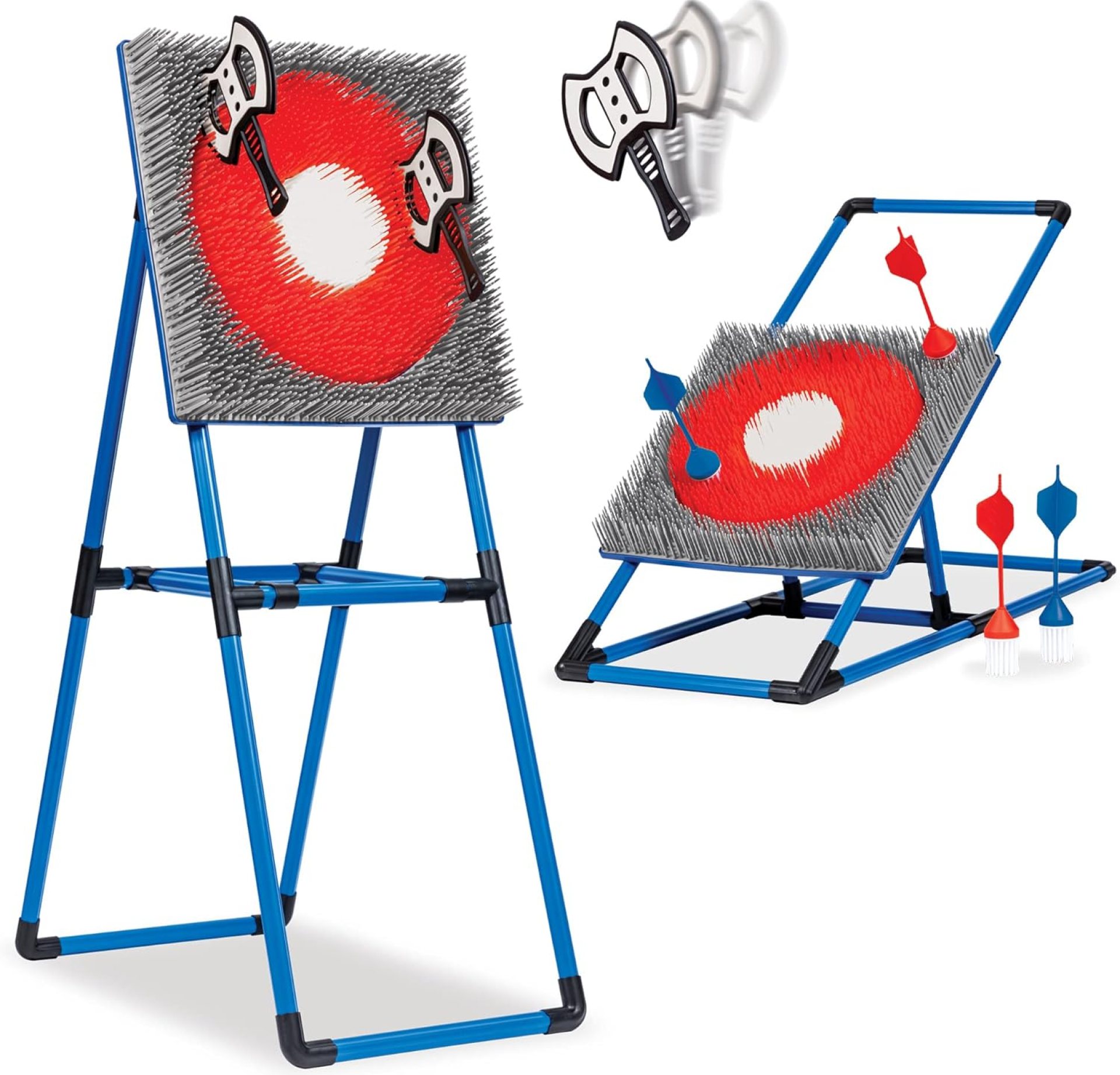 Eastpoint Axe Throw & Lawn Dart Target Sets – Bristle Axe Throwing Target & 2-in-1 Combo Backyard Game for Indoors and Outdoors Eastpoint Axe Throw & Lawn Dart Target Sets – Bristle Axe Throwing Target & 2-in-1 Combo Backyard Game for Indoors and Outdoors