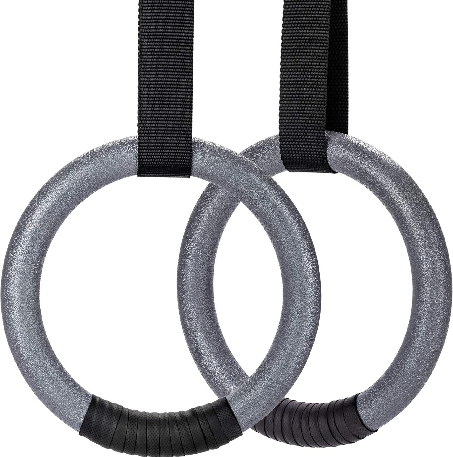 PACEARTH Gymnastic Rings 1100lbs Capacity with 14.76ft Adjustable Buckle Straps Pull Up Exercise Rings Non-Slip Rings for Home Gym Full Body Workout PACEARTH Gymnastic Rings 1100lbs Capacity with 14.76ft Adjustable Buckle Straps Pull Up Exercise Rings Non-Slip Rings for Home Gym Full Body Workout