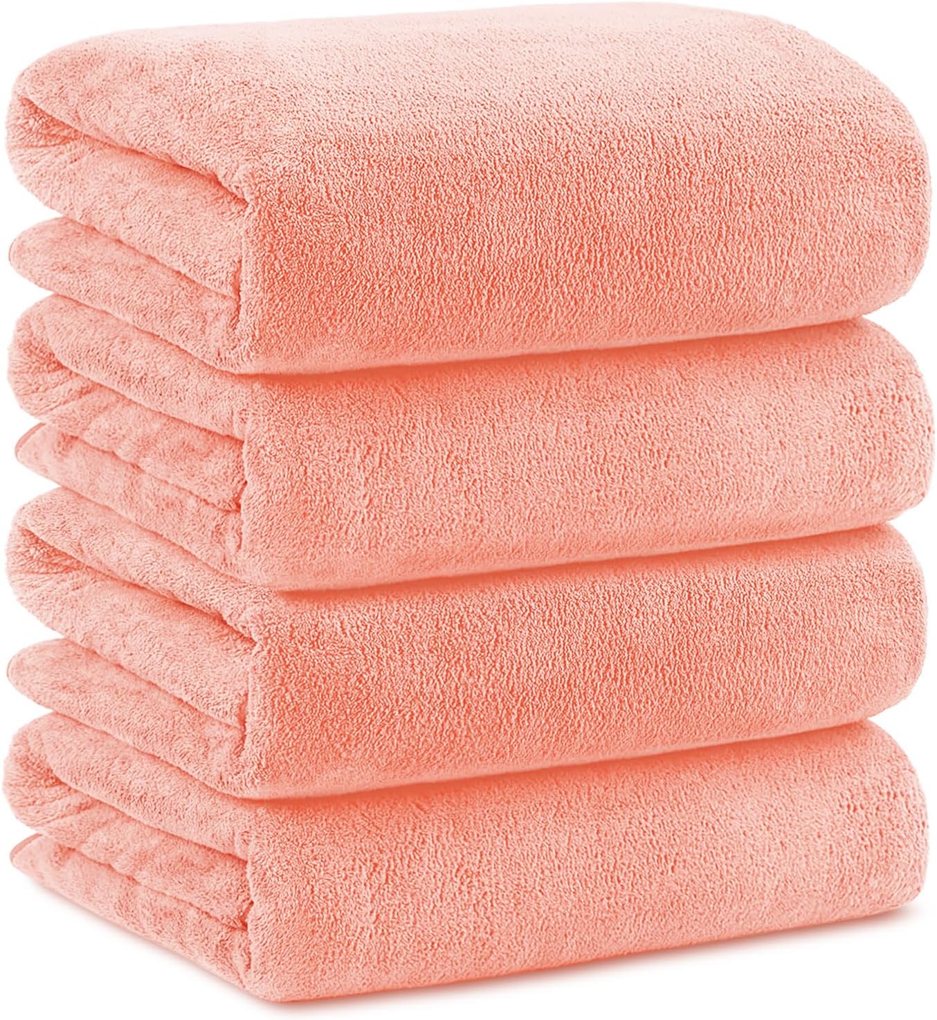 Orighty Microfiber Bath Towels Pack of 4(27” x 54”) – Soft Feel, Highly Absorbent, Quick Drying for Body, Sport, Yoga, SPA, Fitness – Pink Orighty Microfiber Bath Towels Pack of 4(27” x 54”) – Soft Feel, Highly Absorbent, Quick Drying for Body, Sport, Yoga, SPA, Fitness – Pink