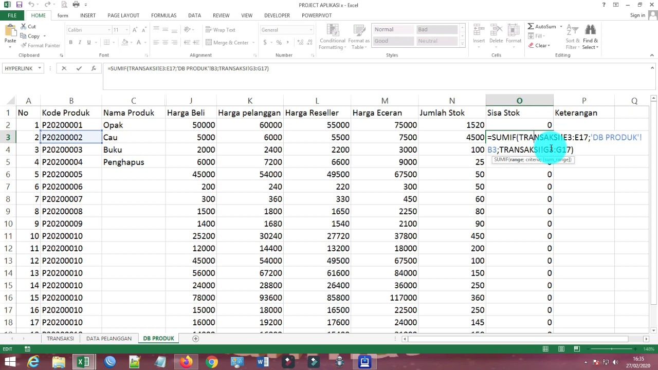 Rumus Excel Stok Barang: Cara Mudah Memantau Persediaan Barang Anda Rumus Excel Stok Barang: Cara Mudah Memantau Persediaan Barang Anda