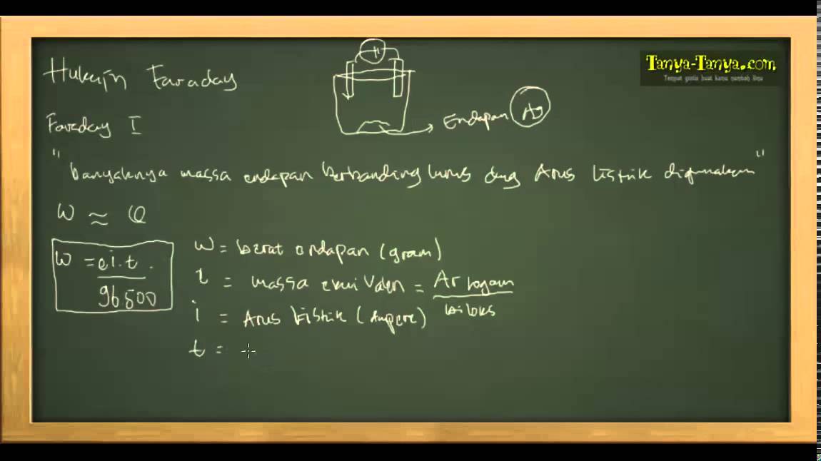 48+ Soal Kimia Hukum Faraday 48+ Soal Kimia Hukum Faraday