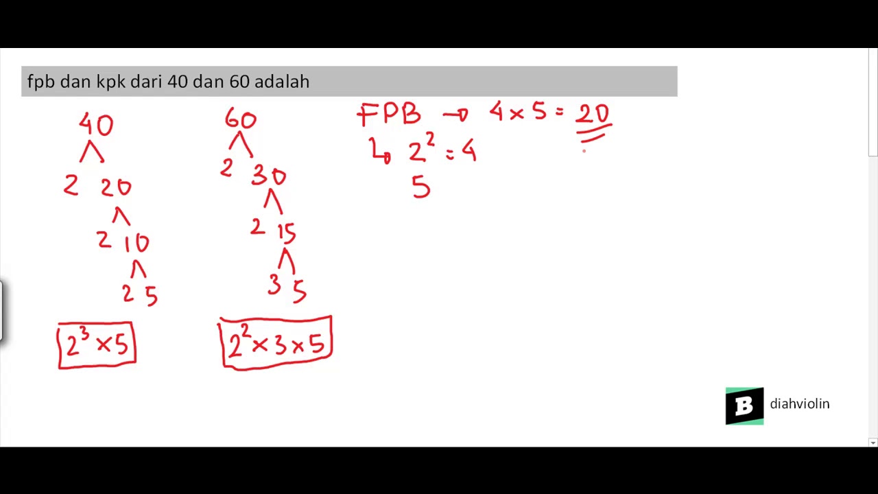 33+ Soal Matematika Kelas 4 Faktor Persekutuan 33+ Soal Matematika Kelas 4 Faktor Persekutuan