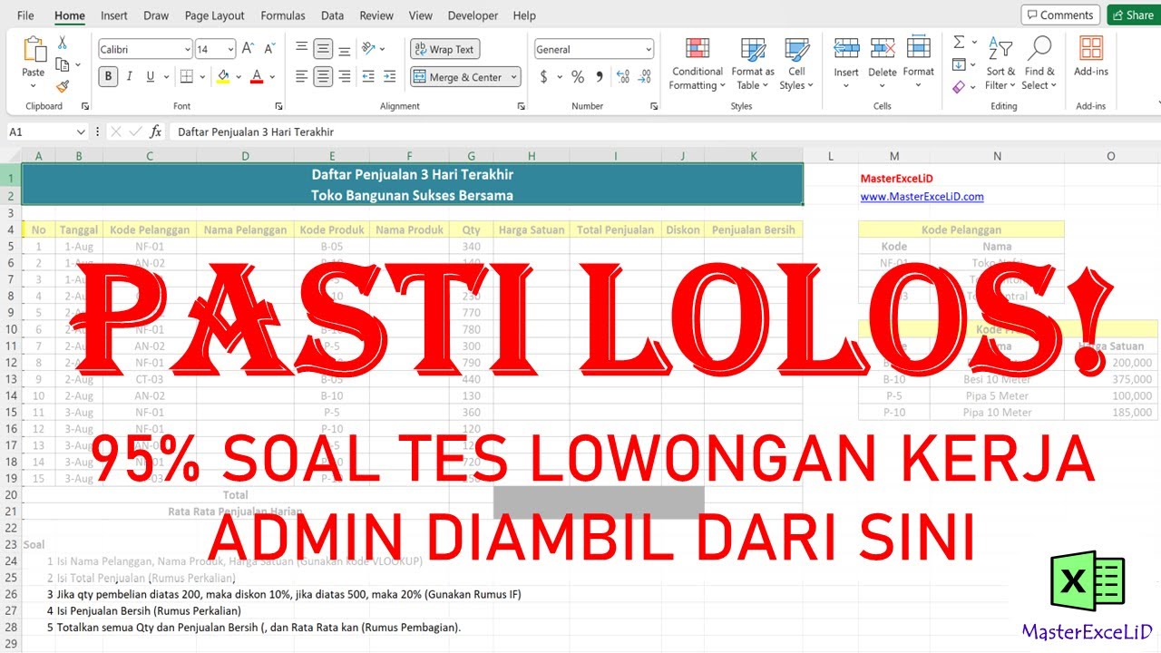 Rumus Excel Untuk Admin Gudang Rumus Excel Untuk Admin Gudang