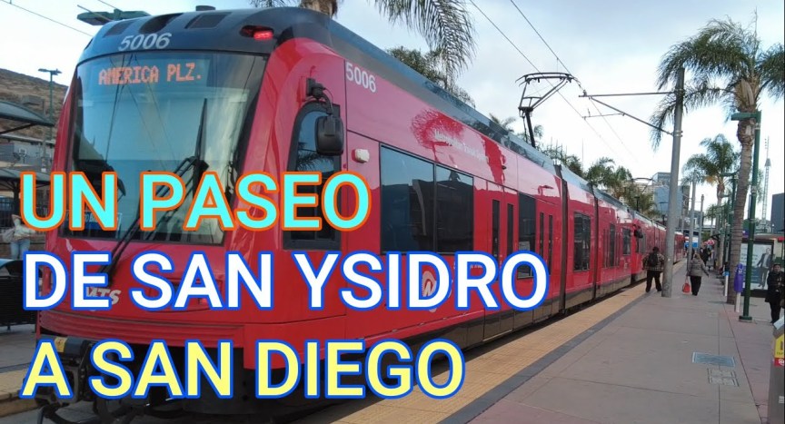 EN EL TROLEY DE SAN YSIDRO A SAN DIEGO CALIFORNIA EN EL TROLEY DE SAN YSIDRO A SAN DIEGO CALIFORNIA