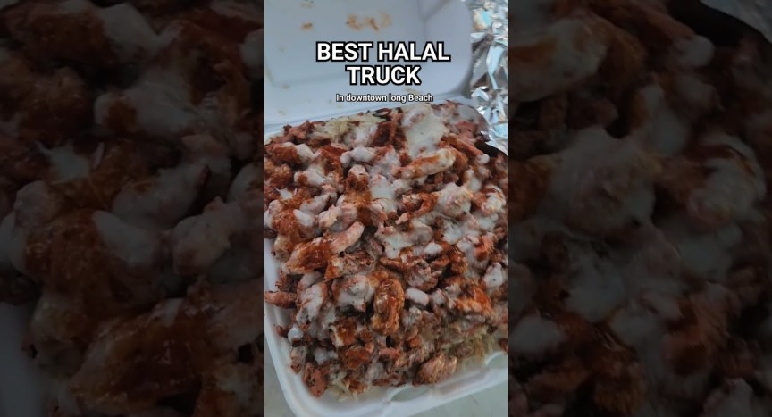 Best Halal truck in downtown Long Beach california #food #halal #foodie Best Halal truck in downtown Long Beach california #food #halal #foodie