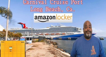 Amazon Lockers At Carnival Cruise Port Long Beach, California Amazon Lockers At Carnival Cruise Port Long Beach, California