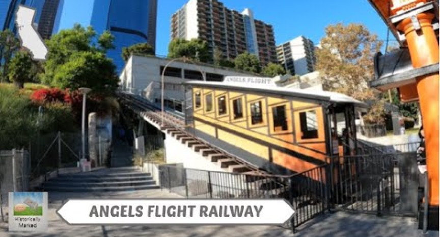 Angels Flight railway, Los Angeles, California Angels Flight railway, Los Angeles, California