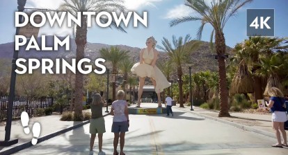 Exploring Downtown Palm Springs | California Walking Tour 4K Exploring Downtown Palm Springs | California Walking Tour 4K