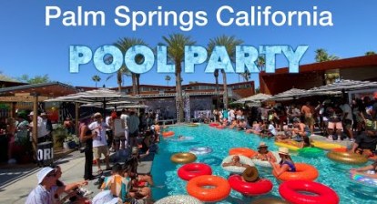(4K) STUMBLED ON THIS POOL PARTY IN PALM SPRINGS CALIFORNIA / LIVE BANDS / LIVE DJ (4K) STUMBLED ON THIS POOL PARTY IN PALM SPRINGS CALIFORNIA / LIVE BANDS / LIVE DJ