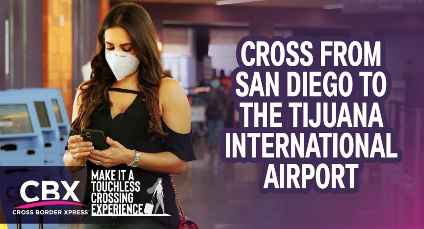 Cross from San Diego, California directly to the Tijuana International Airport through CBX. Cross from San Diego, California directly to the Tijuana International Airport through CBX.