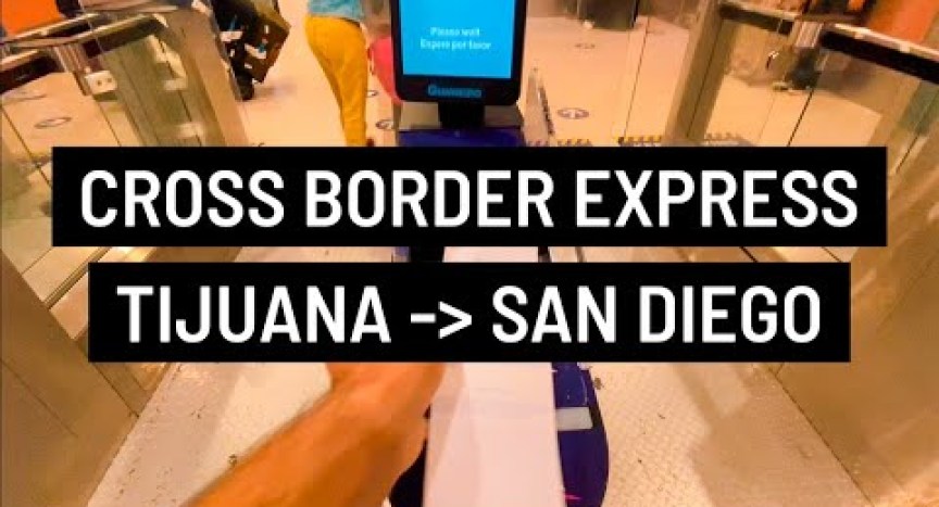 Cross to San Diego California from the Tijuana Airport through Cross Border Express (CBX) Cross to San Diego California from the Tijuana Airport through Cross Border Express (CBX)