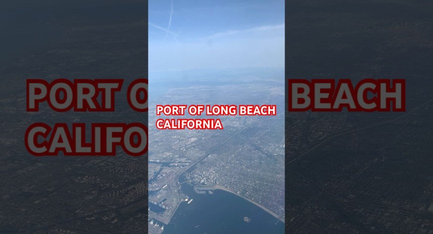 Aerial view of the port of Long Beach, California. #plslikesubscribe #travel #shorts Aerial view of the port of Long Beach, California. #plslikesubscribe #travel #shorts