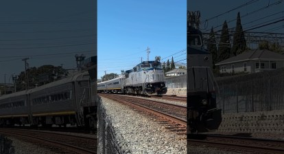 Dash-8 makes it into San Diego with its Comet set and a F40PH 90115 NPCU Dash-8 makes it into San Diego with its Comet set and a F40PH 90115 NPCU