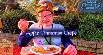 Apple Cinnamon Crepe: 2024 SeaWorld San Diego Christmas Celebration Apple Cinnamon Crepe: 2024 SeaWorld San Diego Christmas Celebration