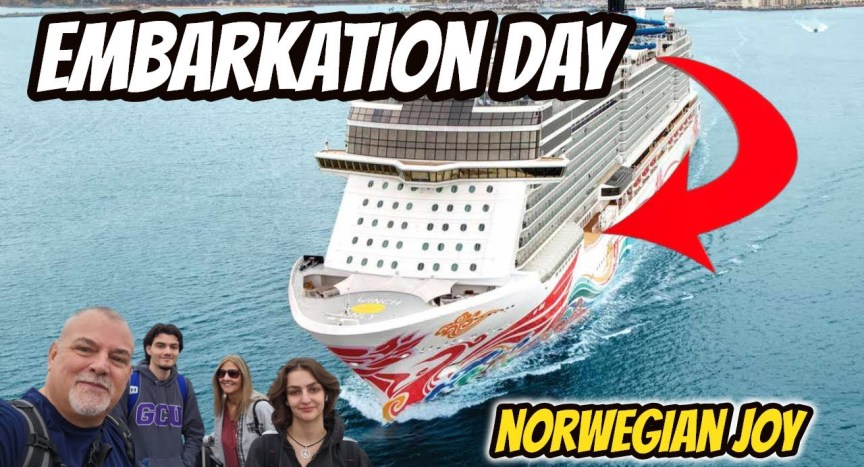 BOARDING the Norwegian Joy in Los Angeles to the Mexican Riviera BOARDING the Norwegian Joy in Los Angeles to the Mexican Riviera