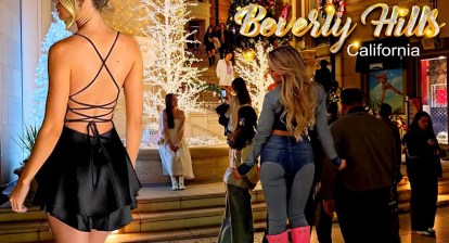 Beverly Hills Night Walking Tour in Los Angeles | Christmas & Holiday Season November 2024, 4K Video Beverly Hills Night Walking Tour in Los Angeles | Christmas & Holiday Season November 2024, 4K Video