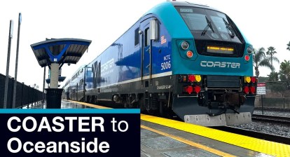 COASTER, San Diego to Oceanside California, North County Transit District, Siemens Charger COASTER, San Diego to Oceanside California, North County Transit District, Siemens Charger