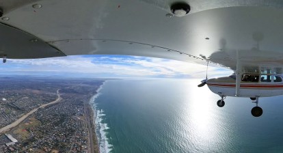 5.7K UHD Aerial 360 Video above San Diego Coastline 5.7K UHD Aerial 360 Video above San Diego Coastline