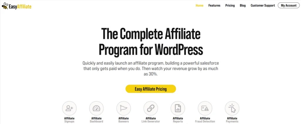 WordPress-Affili | Easy Affiliate Easy Affiliate homepage