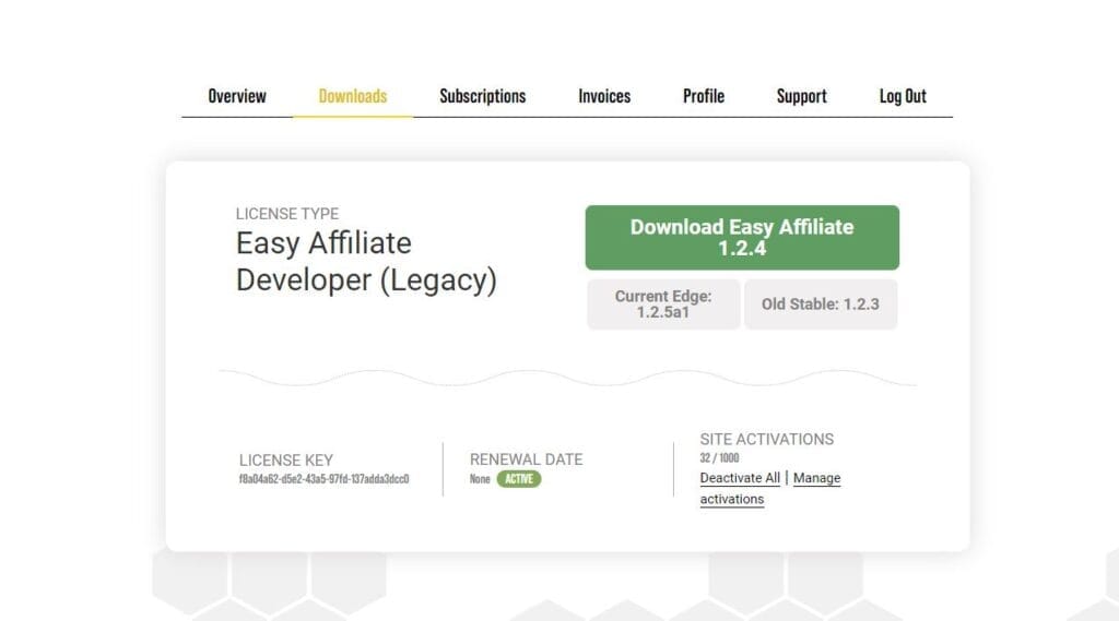 screenshot-6 | Easy Affiliate Easy affiliate licence key for running affiliate progams