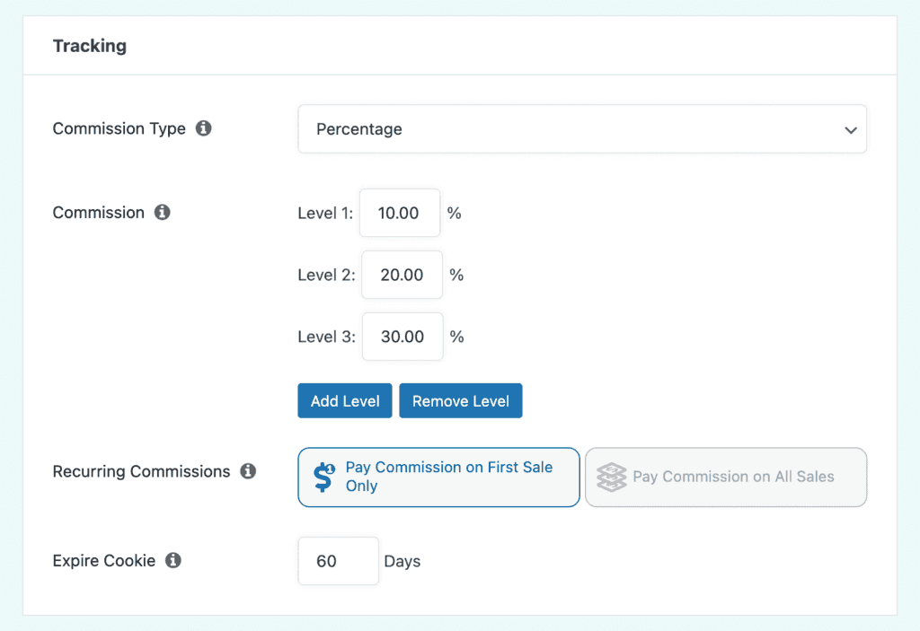 Add-Commissions-Tiers | Easy Affiliate Add commissions tiers