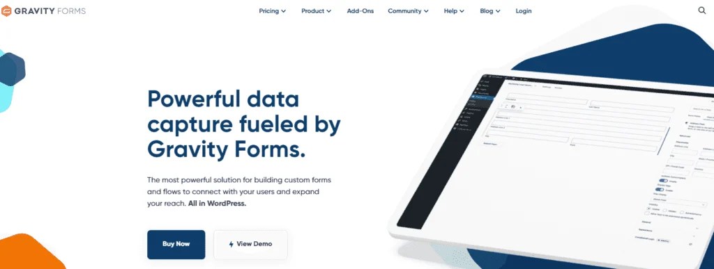 Gravity-Forms-homepage | Easy Affiliate