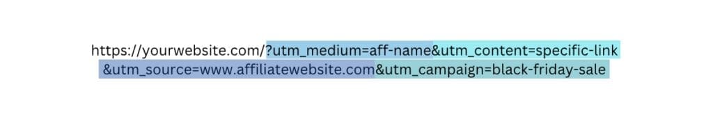 UTM parameters example | Easy Affiliate UTM parameters example