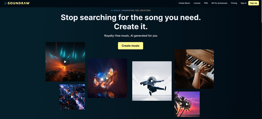 Soundraw’s AI creates music for your project