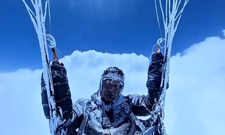 In China, Paraglider In China, Paraglider