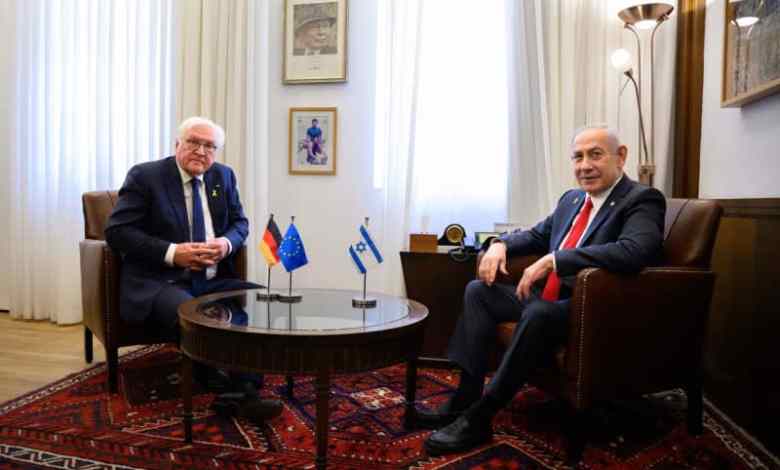 German President discusses Gaza war with Netanyahu German President discusses Gaza war with Netanyahu