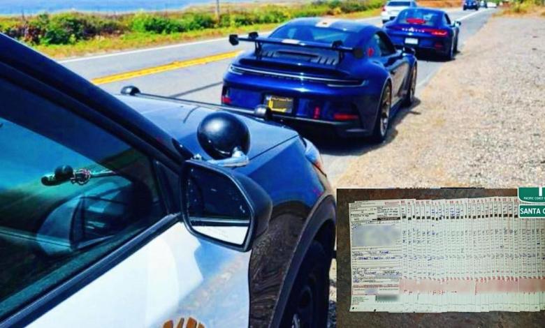 California police hits speeding Porsche with 34 tickets in one-stop California police hits speeding Porsche with 34 tickets in one-stop