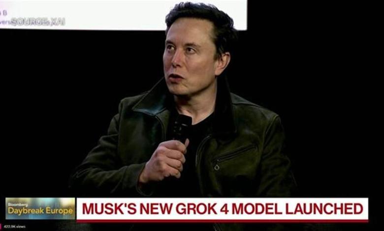 Musk unveils Grok 4 AI chatbot Musk unveils Grok 4 AI chatbot