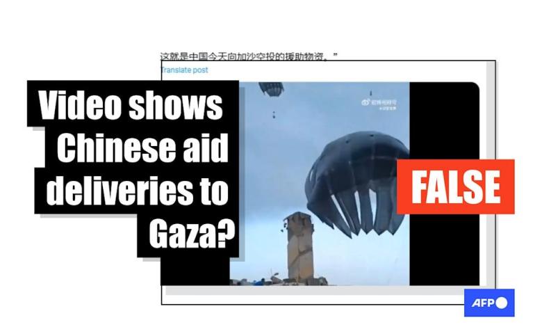 Old Aid Fragments to Gaza's May is wrongly called China Aid Old Aid Fragments to Gaza's May is wrongly called China Aid
