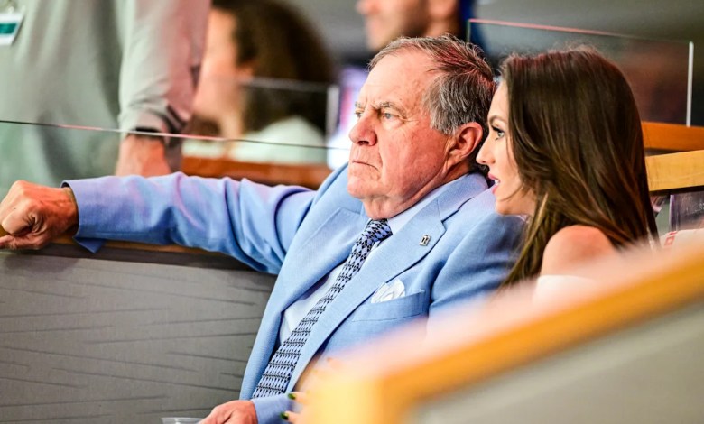 Bill Belichick's girlfriend, Jordon Hudson, remains “Welcome to the Carolina Football Facility” despite reportedly being banned Bill Belichick's girlfriend, Jordon Hudson, remains “Welcome to the Carolina Football Facility” despite reportedly being banned