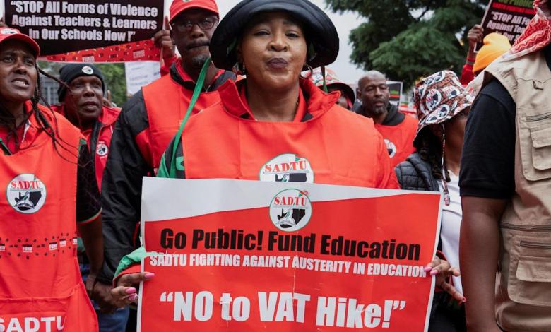 Additional taxes on taxes threatening South African government Additional taxes on taxes threatening South African government