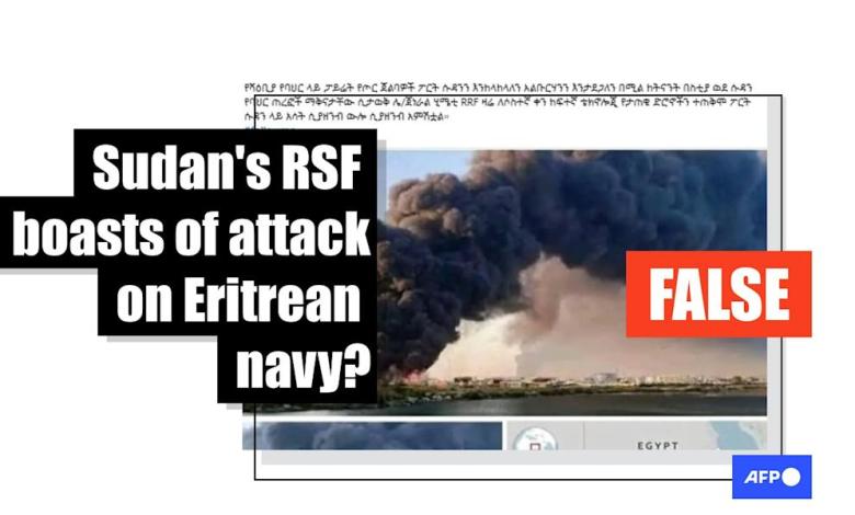 Post wrongly claims Sudanese paramilitary announcement of attack on Eritrea naval Post wrongly claims Sudanese paramilitary announcement of attack on Eritrea naval