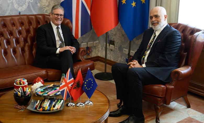 Britain says it is talking to certain countries to establish immigration return hubs Britain says it is talking to certain countries to establish immigration return hubs