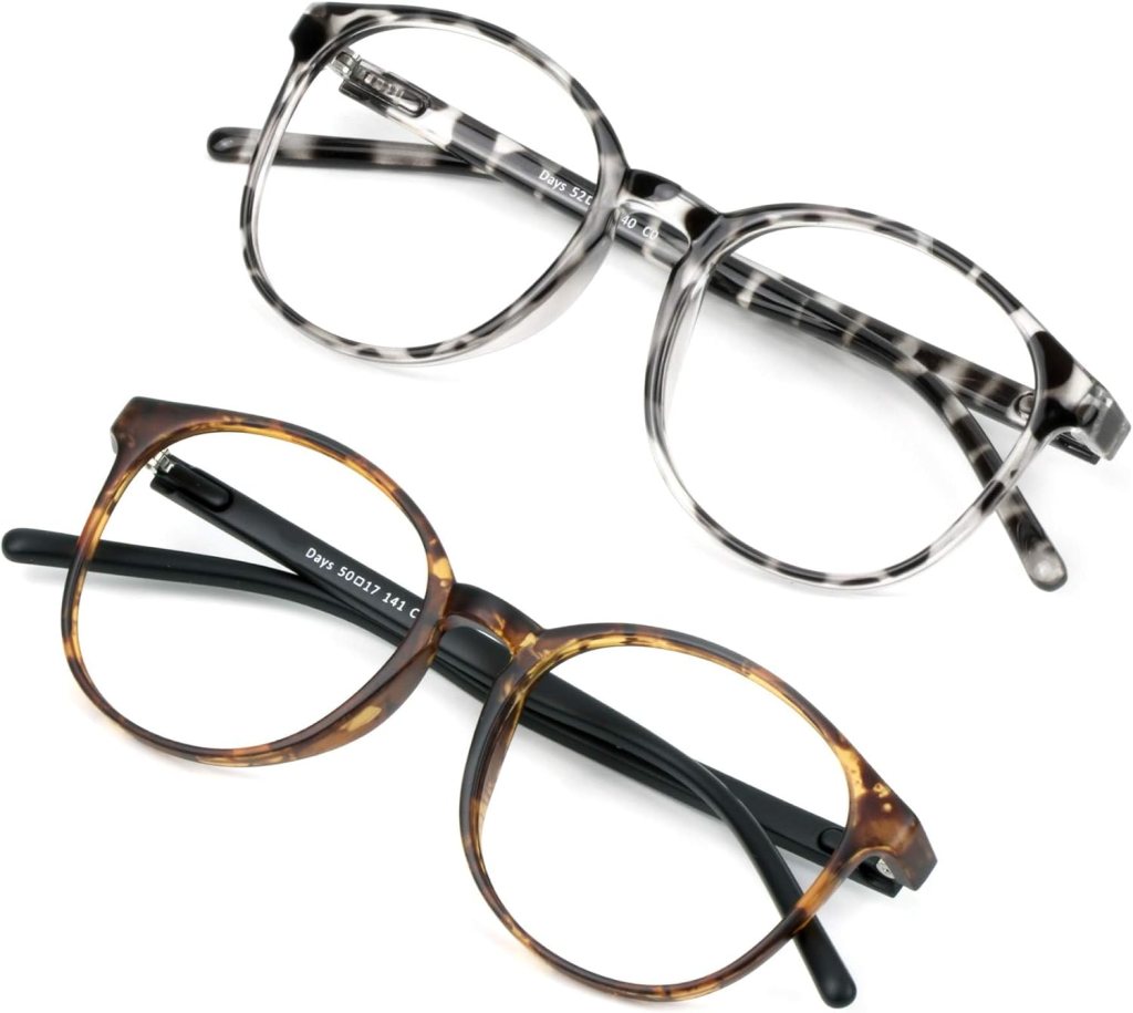 VisionGlobal Blue Light Blocking Glasses for Women/Men, Anti Eyestrain, Computer Reading, Stylish Oval Frame, Anti Glare VisionGlobal Blue Light Blocking Glasses for Women/Men, Anti Eyestrain, Computer Reading, Stylish Oval Frame, Anti Glare