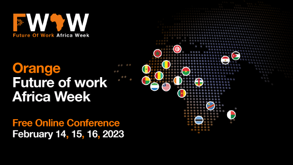 The Orange Digital Centers network in Africa and the Middle East is organizing the “Future of work Africa Week” online conference on February 14, 15, and 16 The Orange Digital Centers network in Africa and the Middle East is organizing the “Future of work Africa Week” online conference on February 14, 15, and 16