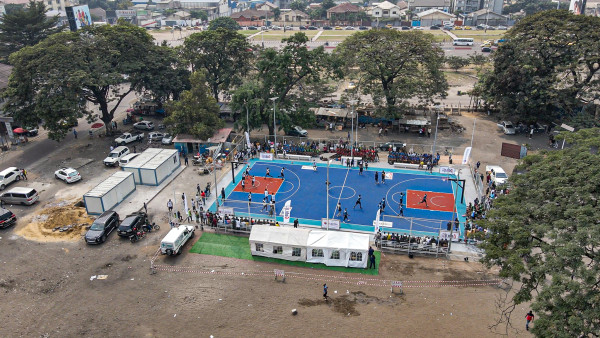 National Basketball Association (NBA) Africa and Africa Development Solutions Unveil Renovated, Solar-Powered Basketball Court in Democratic Republic of Congo National Basketball Association (NBA) Africa and Africa Development Solutions Unveil Renovated, Solar-Powered Basketball Court in Democratic Republic of Congo