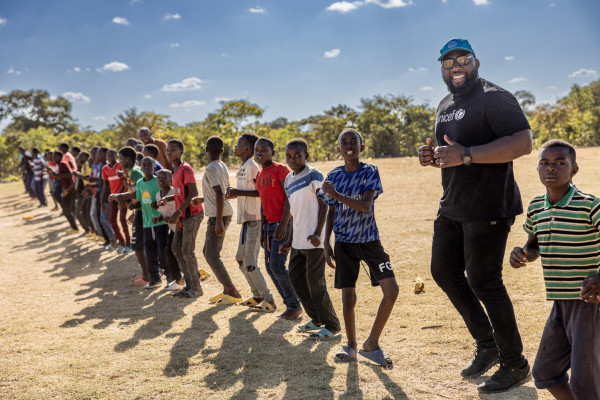 Rugby legend and United Nations Children's Fund (UNICEF) Regional Ambassador Tendai “The Beast” Mtawarira visits Zambia to highlight educational challenges Rugby legend and United Nations Children's Fund (UNICEF) Regional Ambassador Tendai “The Beast” Mtawarira visits Zambia to highlight educational challenges