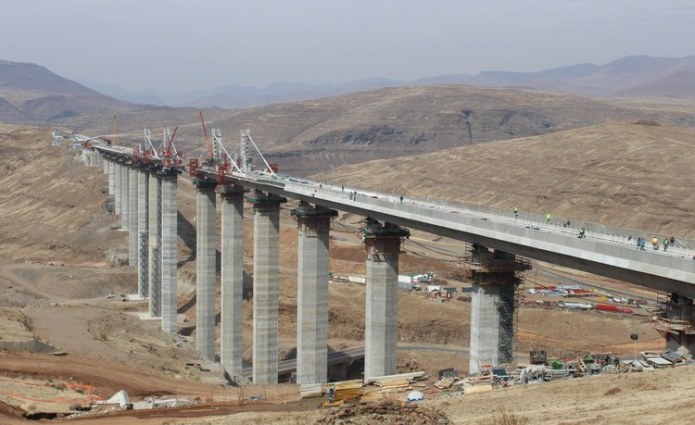 Lesotho’s Giant Dam Takes Shape Lesotho’s Giant Dam Takes Shape