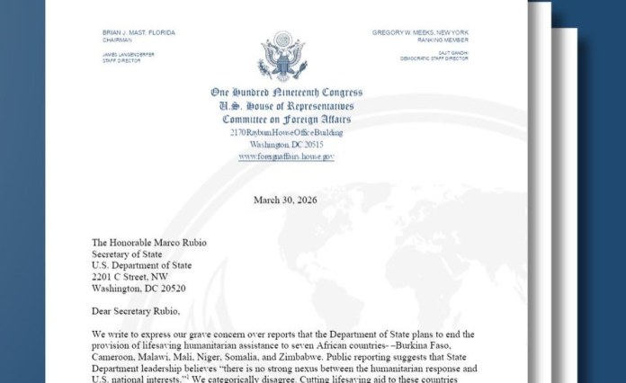 Africa: Meeks, Jacobs Lead Warning to Rubio Not to End Lifesaving Assistance to 7 African Countries Africa: Meeks, Jacobs Lead Warning to Rubio Not to End Lifesaving Assistance to 7 African Countries