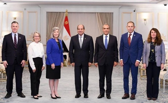 Egypt: President El-Sisi Meets a U.S. Congressional Delegation Egypt: President El-Sisi Meets a U.S. Congressional Delegation